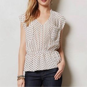 Anthropologie Isani Venn Peplum Blouse | Women’s Size 6